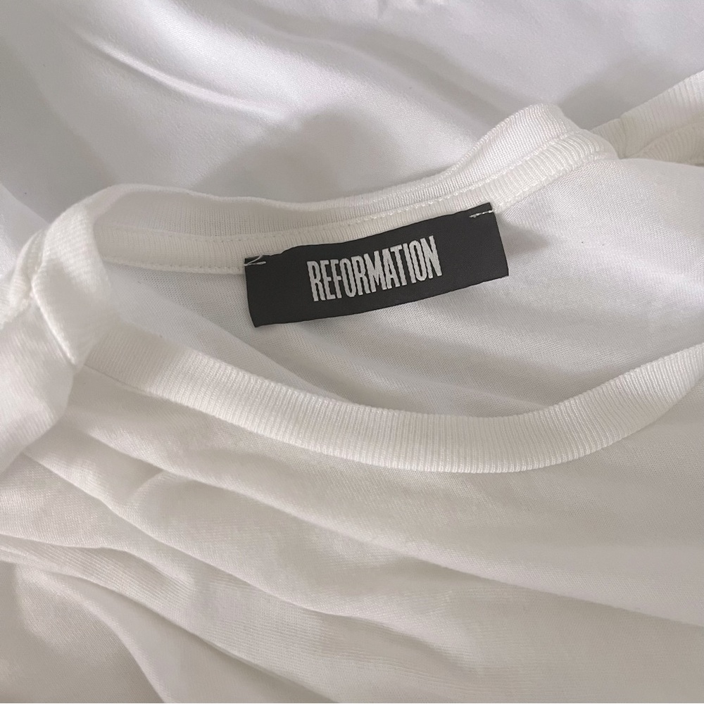 Reformation White Tee